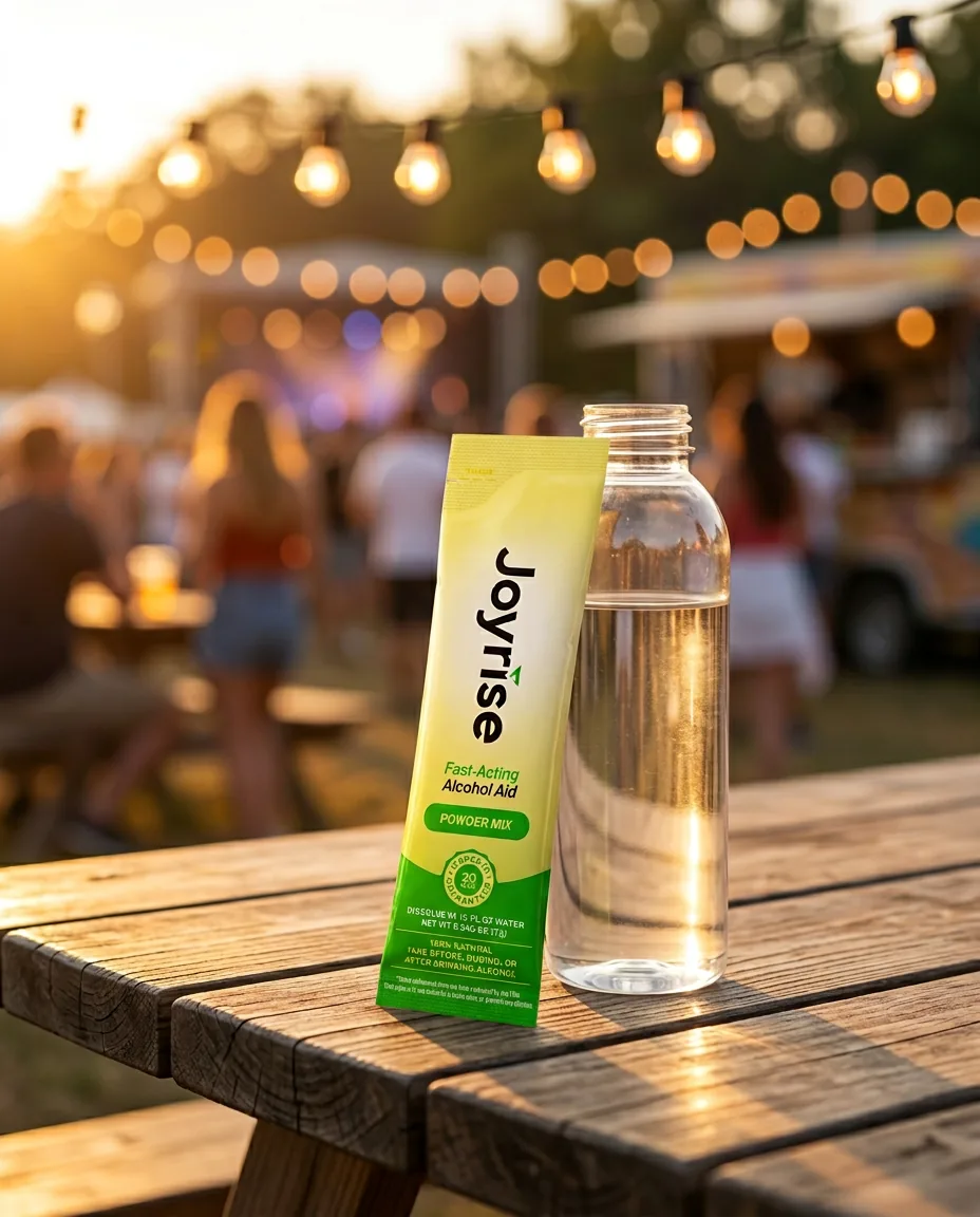 Joyrise stick packs in an active festival setting for sports performance education