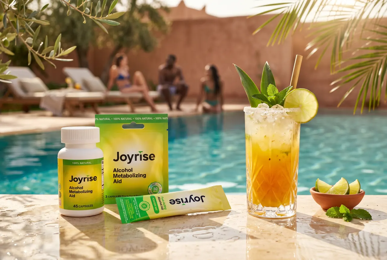 Friends enjoying a sunny pool gathering